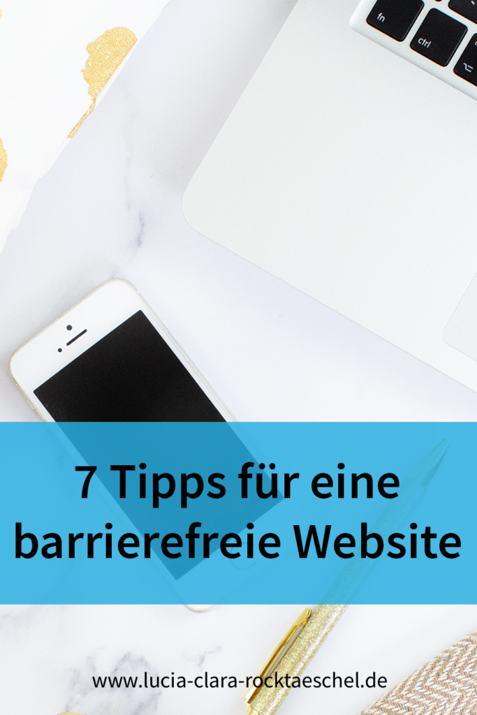 7 Tipps für eine barrierefreie Website