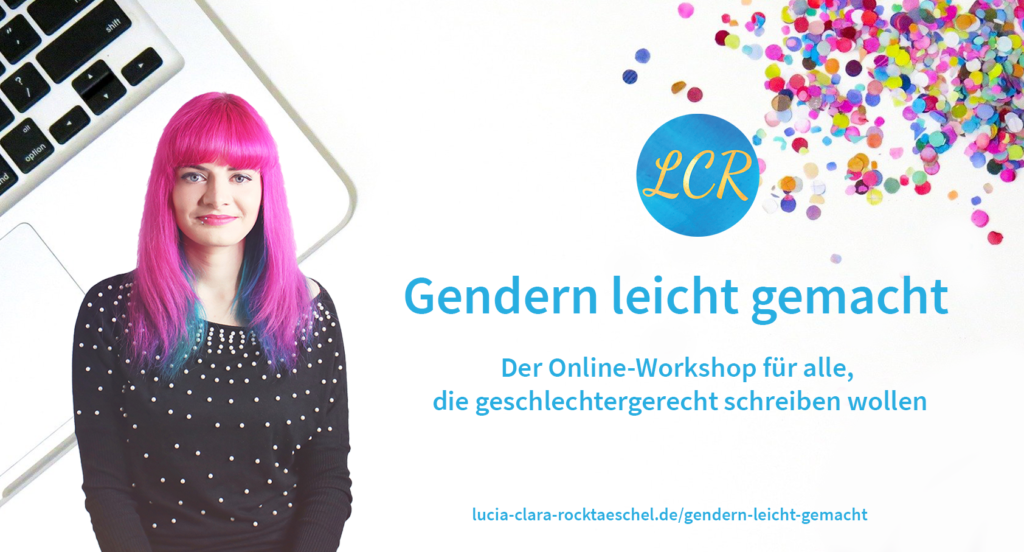 Gendern leicht gemacht: Der Workshop für alle, die geschlechtergerecht schreiben wollen.