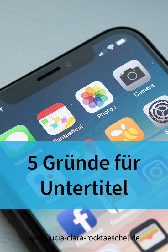 5 Gründe für Untertitel